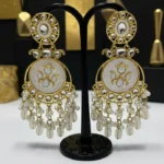 Signature Premium Luxury Pearl-Detailed Gala Earrings - Image 2