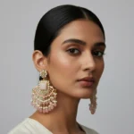 Luxury Pearl-Encrusted Premium Statement Drop Earrings - Image 5