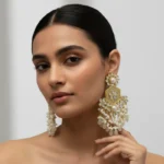 Timeless Luxury Premium Textured Stone and Pearl Drops