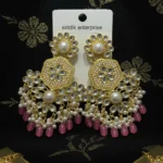 Premium Luxury Red-Carpet Ready Pearl Statement Earrings - Image 5