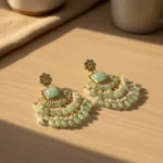 Opulent Luxury Pearl-Embedded Premium Earring - Image 2