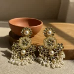 Timeless Luxury Premium Textured Stone and Pearl Drops - Image 4