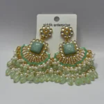 Opulent Luxury Pearl-Embedded Premium Earring - Image 6