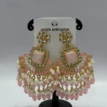 Luxury Pearl-Encrusted Premium Statement Drop Earrings - Image 3