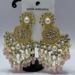 Opulent Luxury Premium Bridal Statement Drop Earrings - Image 3
