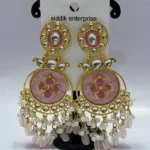 Luxury Artisan-Crafted Premium Pearl Statement Earrings - Image 2