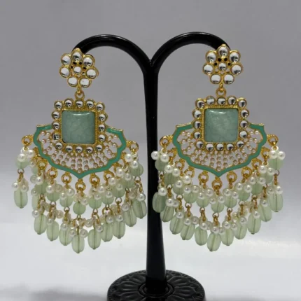 Opulent Luxury Pearl-Embedded Premium Earring