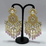 Majestic Luxury Premium Pearl-Detailed Heritage Earrings - Image 3