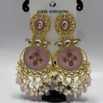Premium Luxury Red-Carpet Pearl Halo Earrings - Image 3