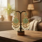 Ultimate Premium Luxury Pearl-Rimmed Gala Statement Earrings - Image 5