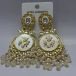Signature Premium Luxury Pearl-Detailed Gala Earrings - Image 8