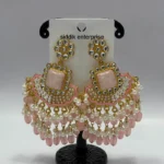 Luxury Pearl-Encrusted Premium Statement Drop Earrings - Image 4