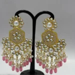 Premium Luxury Red-Carpet Ready Pearl Statement Earrings - Image 3