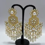 Timeless Luxury Premium Textured Stone and Pearl Drops - Image 2
