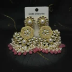 Premium Luxury Red-Carpet Ready Pearl Statement Earrings - Image 4
