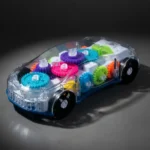 360 Degree Rotating Transparent Concept Racing Car with 3D Flashing Led - Image 2