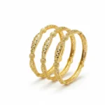 Elegant Gold Plated Bangle Set for Women - Traditional & Stylish Jewelry - Image 7
