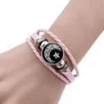【Hot demand】Simple Luminous Sun Moon Leather Handmade Weaved Couple Bracelets Jewelry Women Men For Lovers Valentine's Festival Gift - Image 7