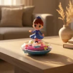 Musical Rotating Dancing Princess Doll Toy with 3D Lights and Sound for Kids - Image 7