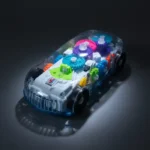 360 Degree Rotating Transparent Concept Racing Car with 3D Flashing Led - Image 6