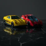2Pcs/Lot 1:64 Scale Alloy Racing Car Models Toy Mixed Color Cool Children Mini Table Car Toy Set for Boys Birthday Gift - Image 2
