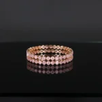 Pink Clover Bracelet for Women - Stylish & Trendy Jewelry" - Image 3