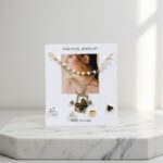 Elegant Layered Butterfly Necklace & Earring Set for Women - Gold Plated Fashion Jewelry - Image 3