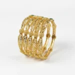 Elegant Gold Plated Bangle Set for Women - Traditional & Stylish Jewelry - Image 10
