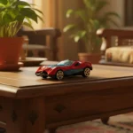 1:64 Scale RED Alloy Racing Car - Image 8