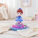 Musical Rotating Dancing Princess Doll Toy with 3D Lights and Sound for Kids - Image 3