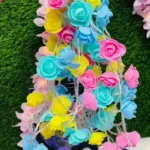 Rose Little lights Flash string lights Bedroom Decoration Flower Lights Party Wedding room Romance Light string 80 LED - Image 4