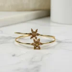 Elegant Gold Bangles with Intricate Design or Designer Gold Plated Bangles for Women