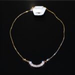 Elegant Gold Chain Necklace with Crystal Pendant - Image 4