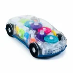 360 Degree Rotating Transparent Concept Racing Car with 3D Flashing Led