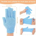 Shower Bath Gloves Exfoliating Skin Wash Spa Massage Body Scrubber - Image 4