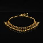 Dainty Gold Plated Chain Necklace with Textured Charms & Beads - Image 5