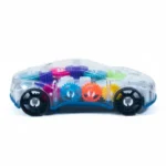 360 Degree Rotating Transparent Concept Racing Car with 3D Flashing Led - Image 5