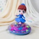 Musical Rotating Dancing Princess Doll Toy with 3D Lights and Sound for Kids - Image 5