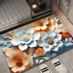 3D Absorbing Floor Mat (Paposh) Water Absorbent Non-Slip Door & Bathroom Mat - Image 5