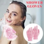 Shower Bath Gloves Exfoliating Skin Wash Spa Massage Body Scrubber - Image 5