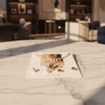 Elegant Layered Pearl Necklace & Earring Set - Flower Pendant & Heart Studs - Image 5