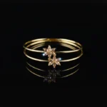 Elegant Gold Bangles with Intricate Design or Designer Gold Plated Bangles for Women - Image 2