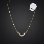 Elegant Gold Chain Necklace with Crystal Pendant - Image 6