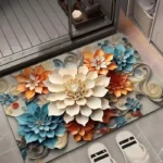 3D Absorbing Floor Mat (Paposh) Water Absorbent Non-Slip Door & Bathroom Mat - Image 7