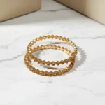 Star Design Gold Plated Bracelet Set for Women - Image 4