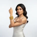 Elegant Gold Plated Bangle Set for Women - Traditional & Stylish Jewelry - Image 4