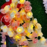 Rose Little lights Flash string lights Bedroom Decoration Flower Lights Party Wedding room Romance Light string 80 LED - Image 8