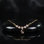 Twinkling American Diamond Gold Plated Chain Pendant for Women & Girls - Image 2