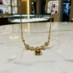 Twinkling American Diamond Gold Plated Chain Pendant for Women & Girls - Image 6