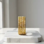 Elegant Gold Plated Bangle Set for Women - Traditional & Stylish Indian Bangles - Image 2